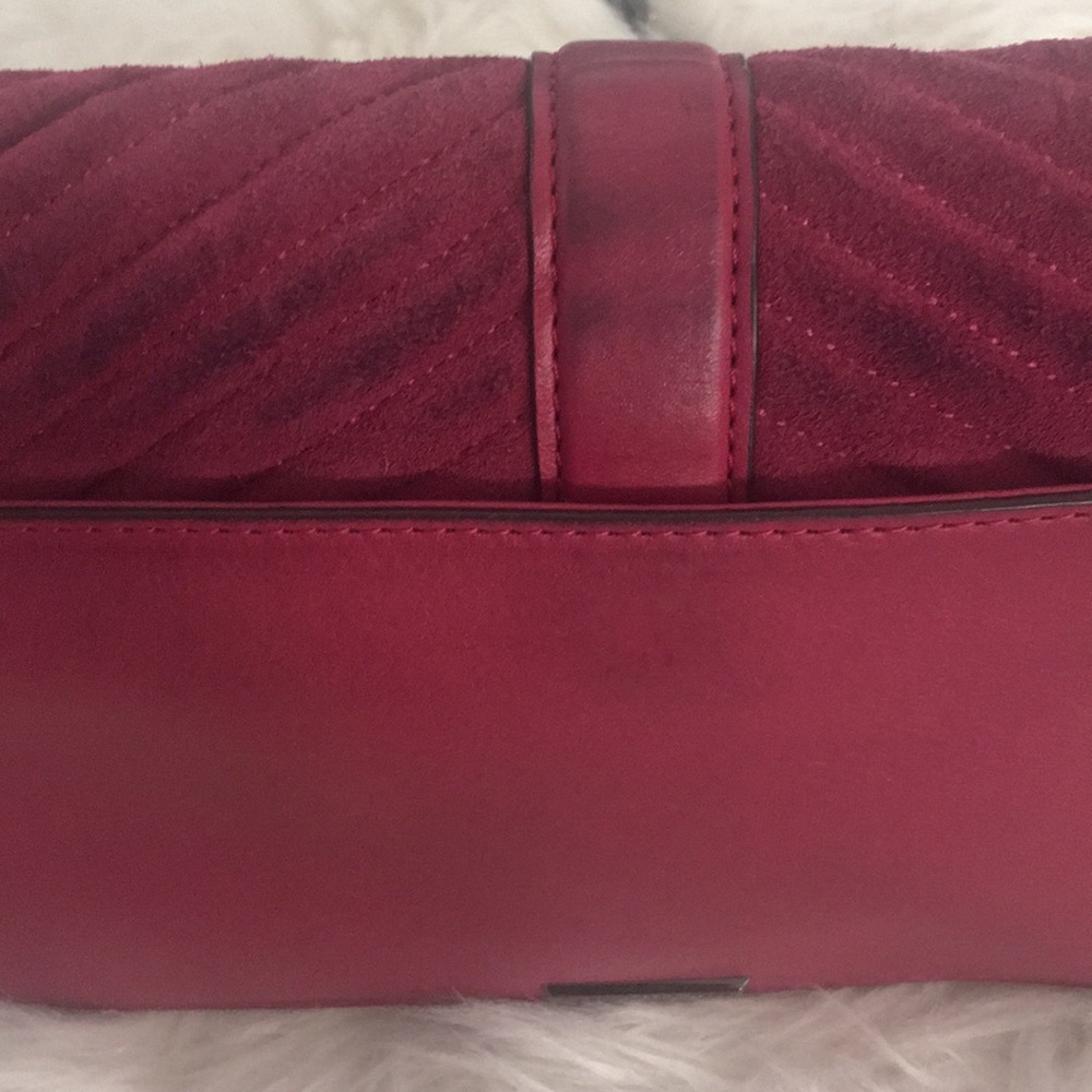Rebecca Minkoff Crossbody Chevron Suede w/Tassle - Picture 11 of 13